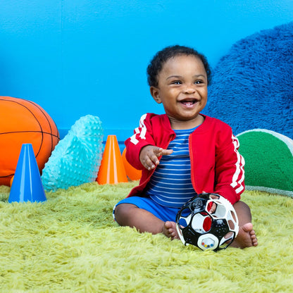 Bright Starts Oball Musical Toy, Jingle & Shake Pal, BPA-Free Easy-Grasp Baby Rattle Toy, Ages Newborn+