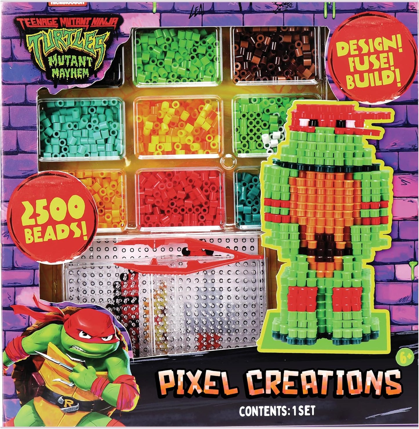 STITCH Disney Pixel Creations Bead Kit Lilo DIY Craft Set with 2500 Beads, Pegboards & Templates Creative Activity Toy for Girls & Boys Ages 6+