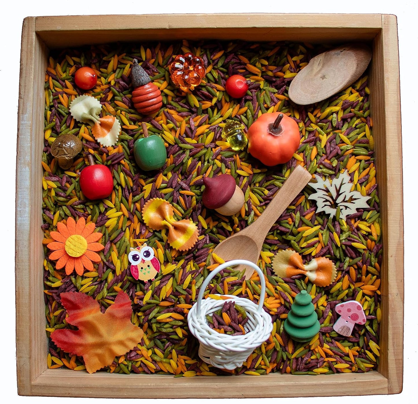 Open Ended Toys | Sensory Bin For Kids, Fall Sensory Bin, Autumn Sensory Play, Sensory Kit, Preschool Sensory Toys, Fine Motor Skills Toys, Montessori Toys