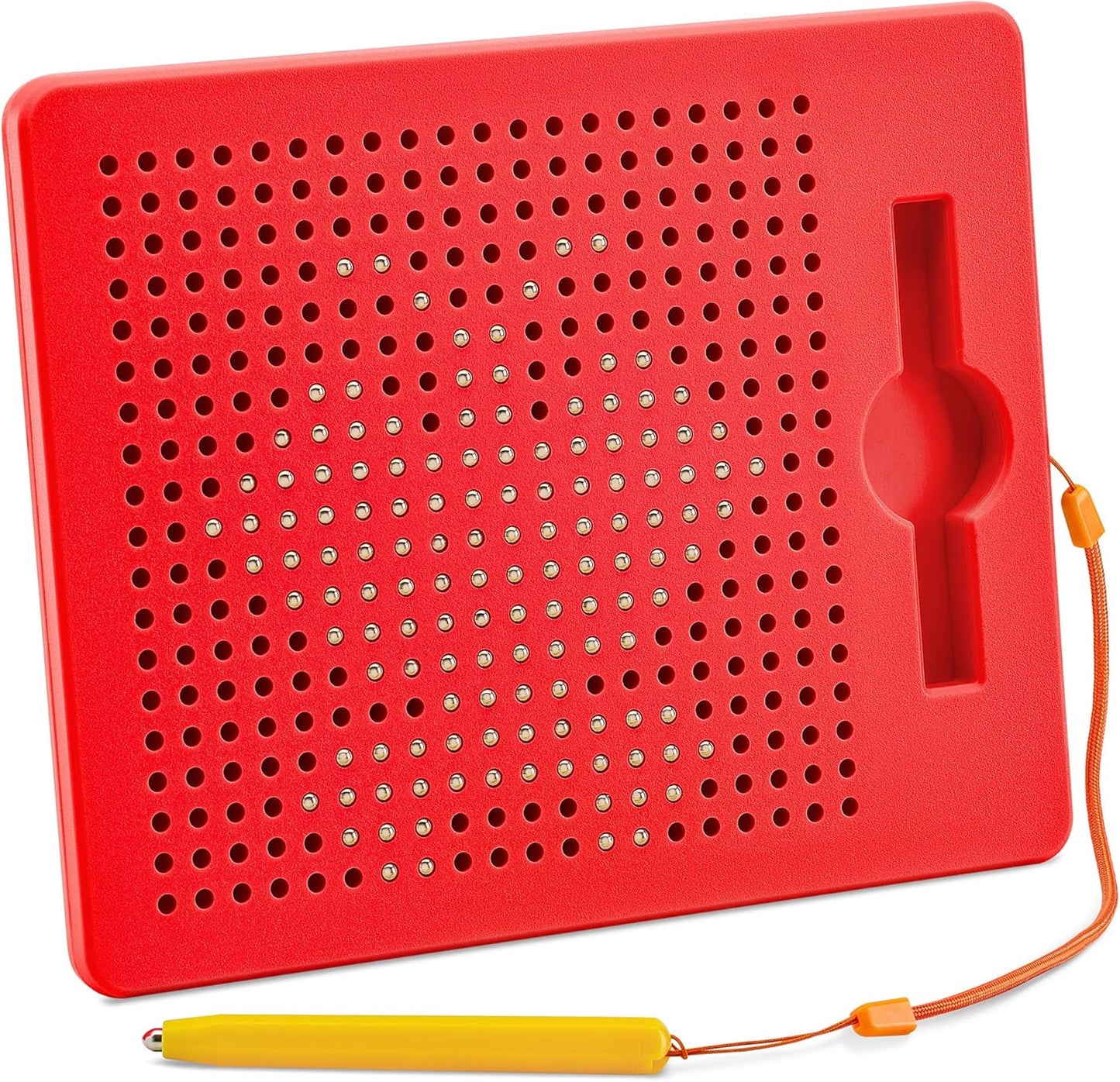 AYNAT FUN Magnetic Drawing Board for Kids & Toddlers with Beads and Magnet Stylus Pen - Magnetic Tablet Toy for Airplane & Car Ride Activities for Kids