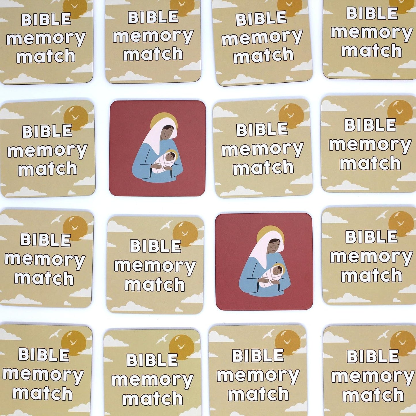 Good Ground Toddler Matching Memory Match Game | Fun & Fast Gifts for Boys & Girls Ages 3 to 7 - Christain Preschool Homeschool Biblical Bible Themed Card Game
