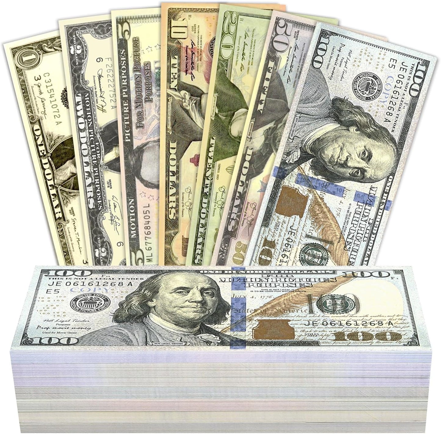 420 Pcs Play Money Kids Set, Number Learning Play for Kids Teaching Counting Toys, Preschool Games Birthday Gift for Kids, Ages 3 and Up Kid Education Develop Early Math Skills