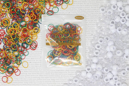 160PC 12x15 mm Premium Wholesale Pony Beads, Bracelet Cool Beads, Beads for Hair Braids, Beads for Kids Crafts, Plastic Beads, Hair Beads for Braids for Girls