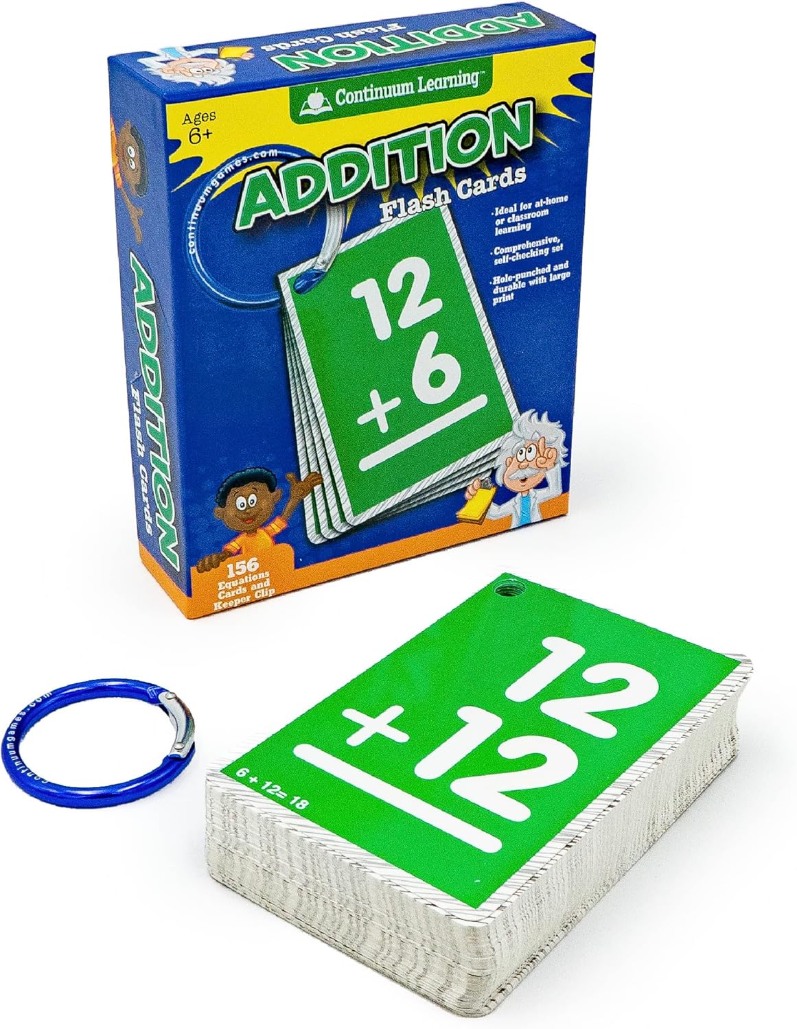 Continuum Learning 0-12 Multiplication Flash Cards for Kindergarten and Elementary Classroom Must Haves, 156 Math Flashcards, Teacher Must Haves for Homeschool and Classroom Essentials