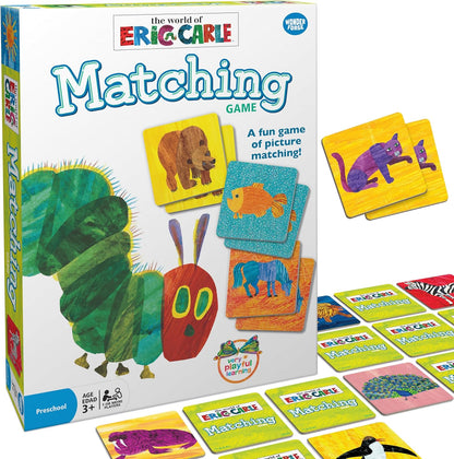 Wonder Forge Eric Carle Matching Game For Boys & Girls Age 3 To 5 - A Fun & Fast Animal Memory Game