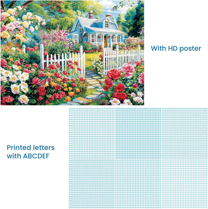300 Piece Puzzles for Adults,Beautiful Nature Landscape Puzzle for Adults Kids Seniors,Recycled Cardboard Unique House Puzzle 300 Piece,Challenging Family Game Great Gift for Family Friends,20.5x15 in