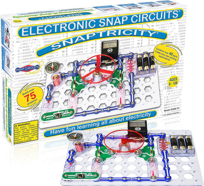 Snap Circuits “Arcade”, Electronics Exploration Kit, Stem Activities for Ages 8+, Full Color Project Manual (SCA-200)