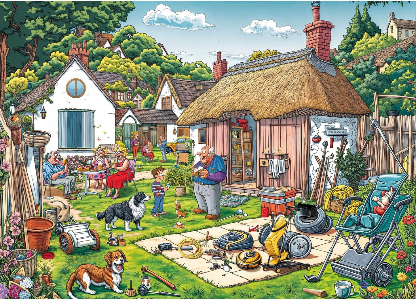 Puzzles for Adults 1000 Pieces,Seaview Campground Jigsaw Puzzle with 1:1 HD Poster, Perfect Interlocking No Dust, Stress Relief Ideal Gift for Family Games