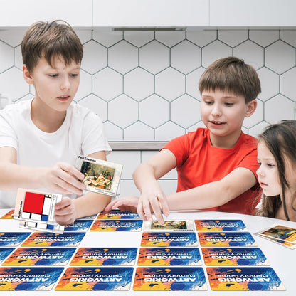Hebayy Wild Animal Matching Game, 80 PCS Realistic Animal Memory Matching Cards for Toddlers 40 Pairs Real Animal Memory Cards Educational Toys for Preschool Boys & Girls 4 5 6 Years Old