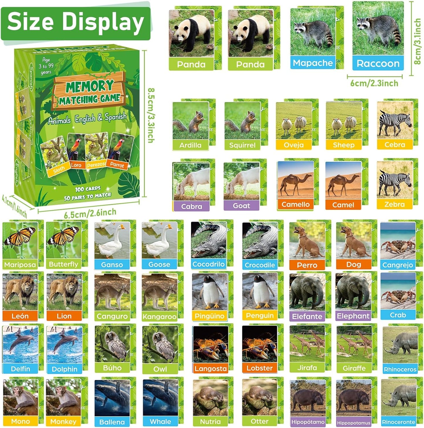 gisgfim 100 PCS Memory Matching Game Famous Paintings Concentration Memory Card for Adults Learning Educational Game A Fun & Fast Artworks Theme Matching Games