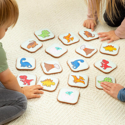Felt Matching Game for Ages 2–4 – Soft and Safe for Ages 1+ – Montessori Memory Game – Sensory Flash Cards – Best Educational Gift for Ages 1–3 - Woodland Animal Theme