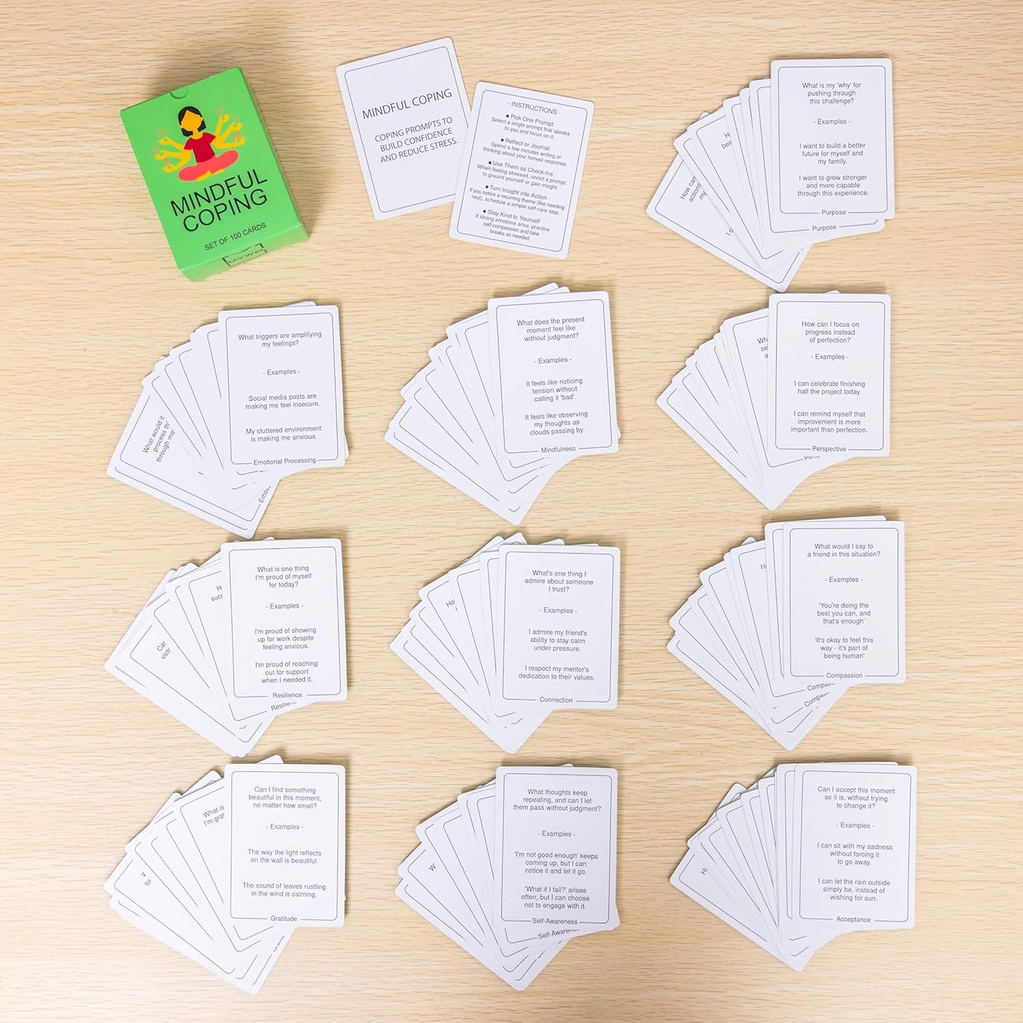 100 Mindfulness Conversation Cards for Kids - Enable Meaningful Conversations with Kids