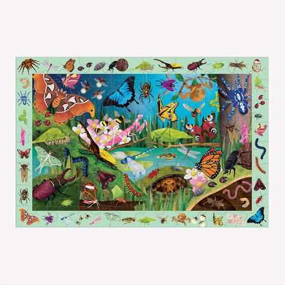 Mudpuppy Rainforest — 64 Piece Search & Find Puzzle Jigsaw Puzzle Featuring Diverse and Exotic Rainforest Animals and Over 40 Hidden Images to Find for Ages 4+