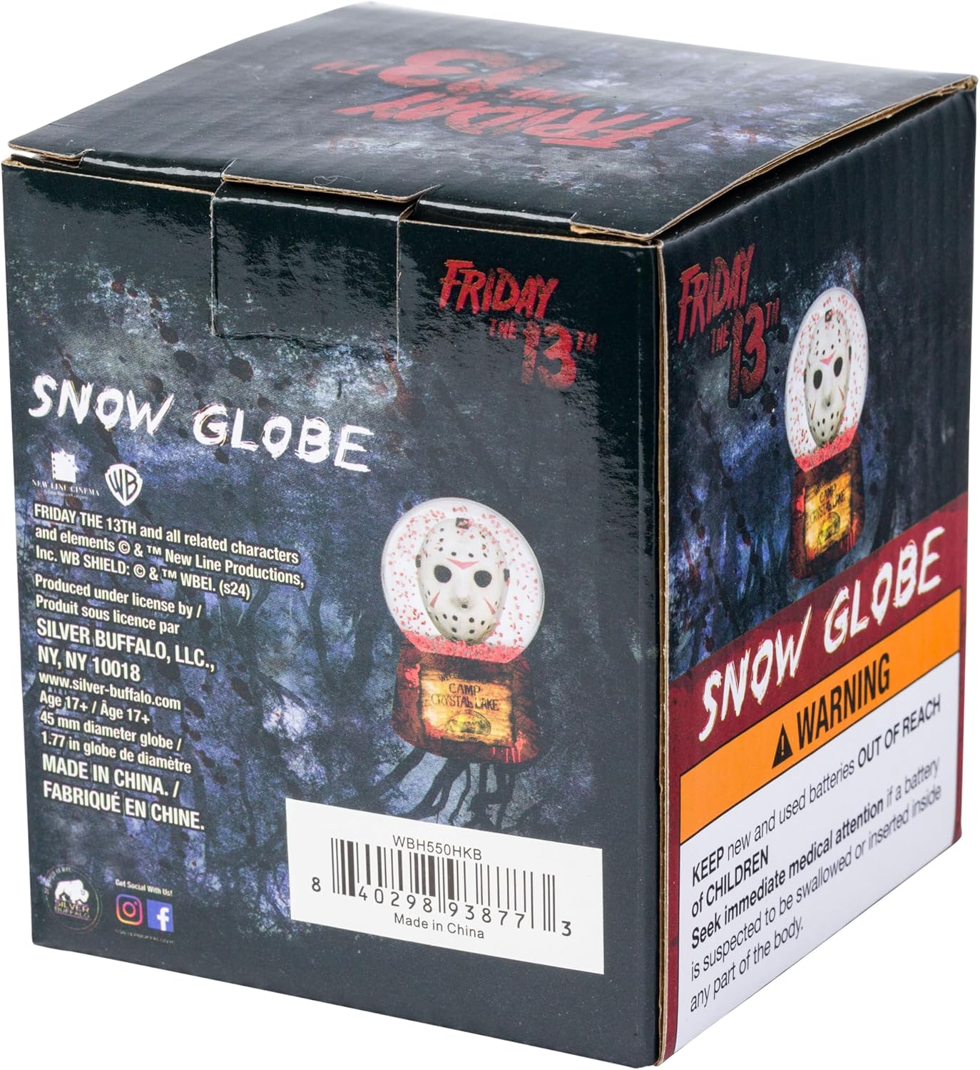 Silver Buffalo Disney Mickey and Friends Mini Light Up Snow Globe│Minnie Mouse│3.8 Inches Tall, 45mm (Small)