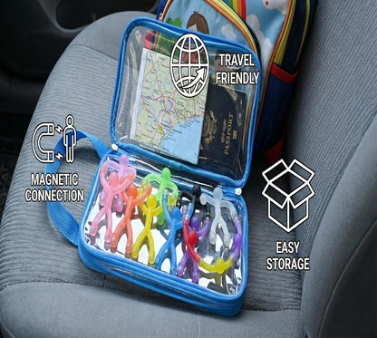 MAGMEN Magnetic Fidget Toys 10PC Opaque Set, STEM Magnetic Building Figures for Kids, Sensory Toys for ADHD Autism, Stocking Stuffers, Travel Toys, Desk Toys for Adults, Easter Basket Stuffers