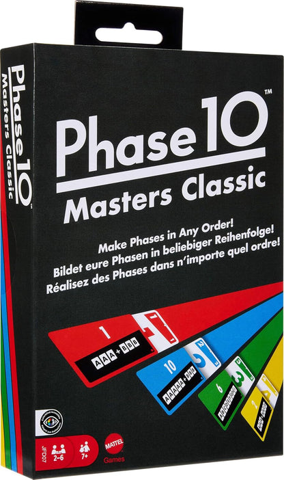 Mattel Games Phase 10 Card Game with 108 Cards, Makes a Great Gift for Kids, Family or Adult Game Night, Ages 7 Years and Older (Amazon Exclusive)