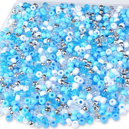 Red Pony Beads 1000Pcs 9mm Pony Beads Bulk Red Perler Beads for Friendship Bracelets Kandi Beads Hair Beads for Braids Beads for Crafts