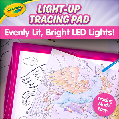 Crayola Light Up Tracing Pad - Blue, Drawing & Tracing Projector for Kids, Sketching Light Box Table, Toys for Kids, Gift for Girls & Boys, Ages 6+