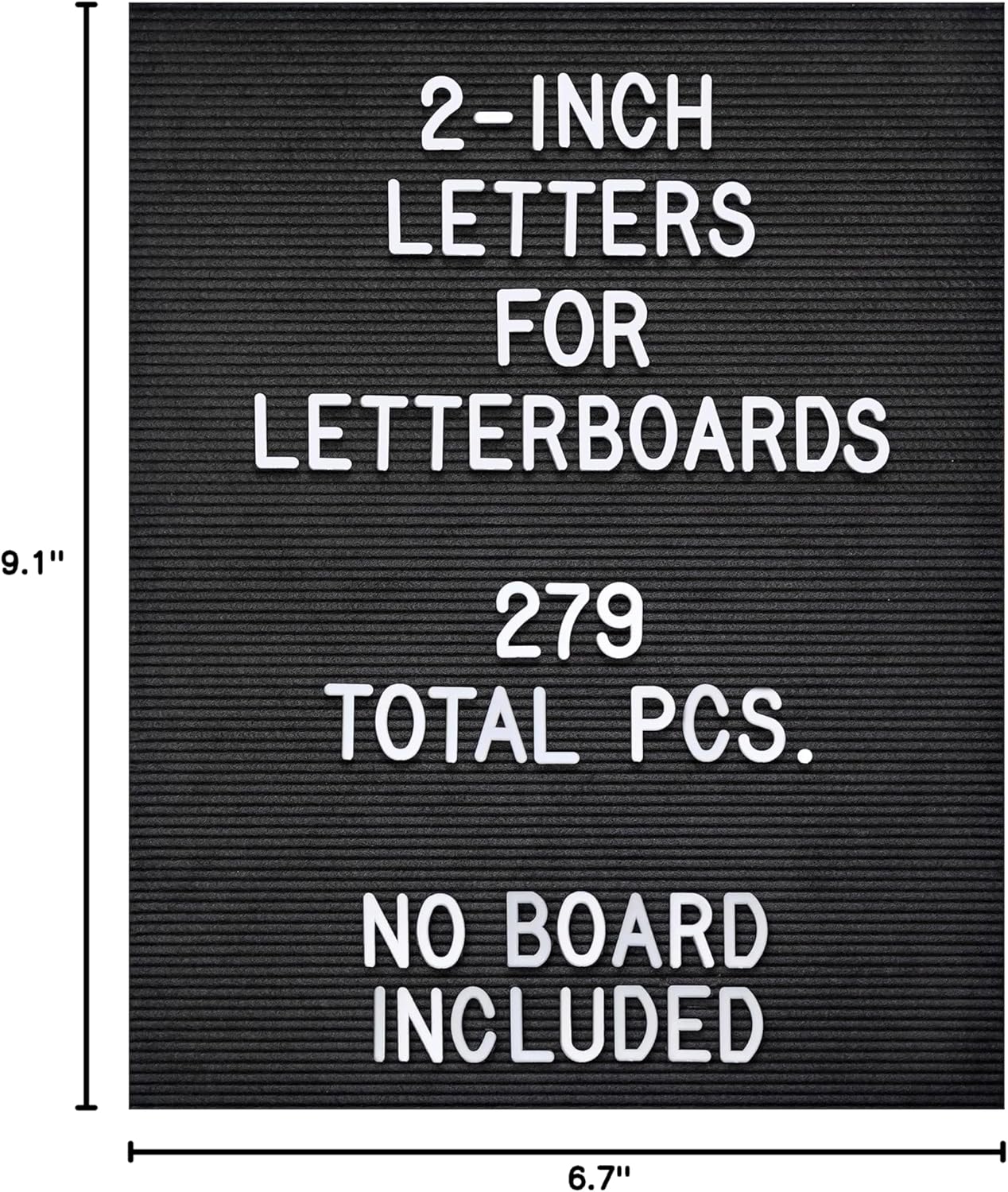 Skinny Felt Board Letters Only Set NO BOARD INCLUDED, Rae Inspired Font Farmhouse Decor Accessory, 2 Inch White Plastic Letters Numbers Symbols For Changeable Felt Letter Board Message Bulletin