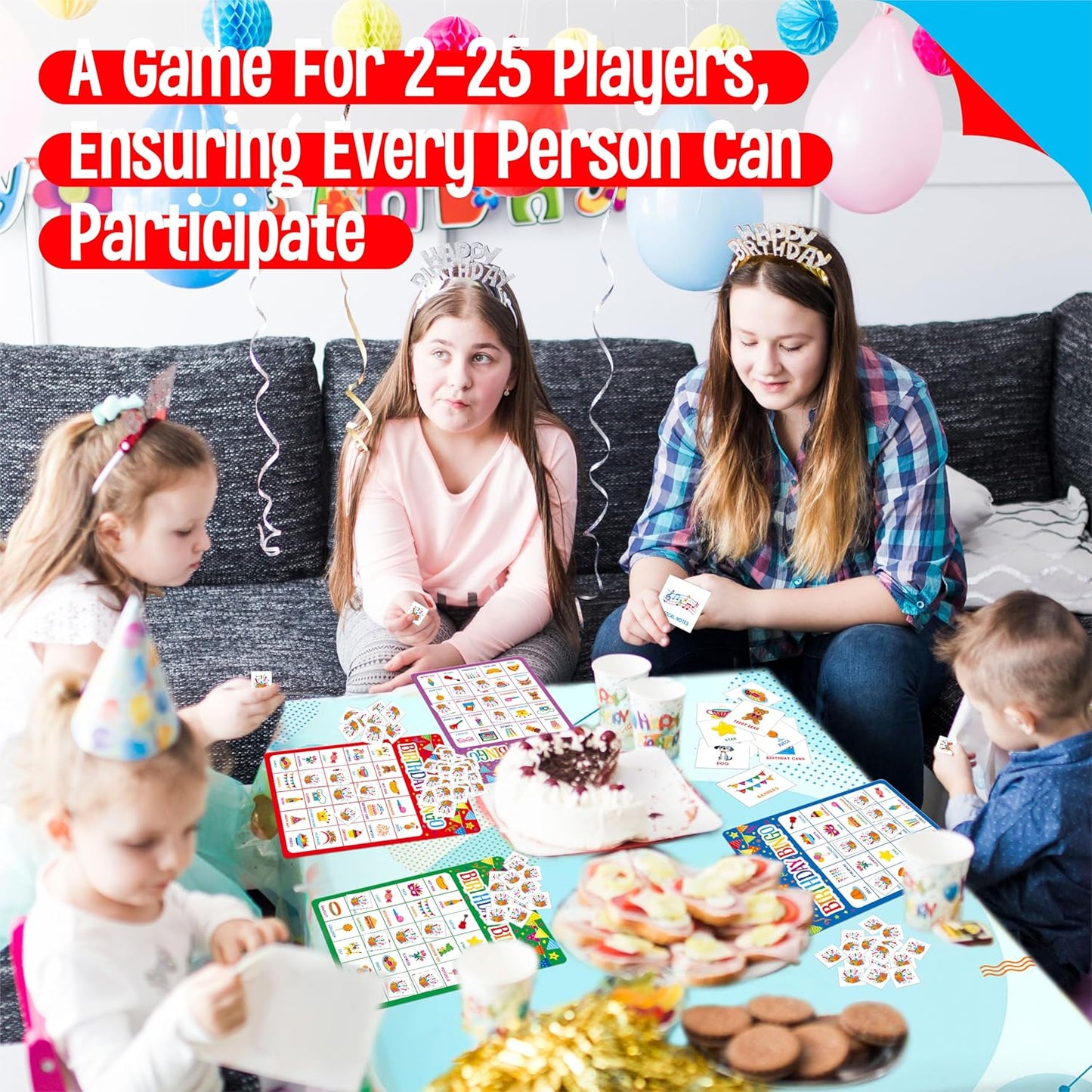 Sight Word Bingo Game, 144 Sight Words Learn to Read Level 1 & Level 2 Bingo Board Game Dolch's & Fry's Words Lists for Kindergarten and Preschool, Grade 1st, 2nd, Kids 4-8 (Up to 25 Players)