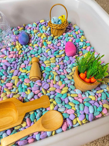 Kids Sensory Bins Montessori Sensory bin, Sensory Toys, Sensory Bins, Sensory Bin for Preschoolers (Pastel Bunny)