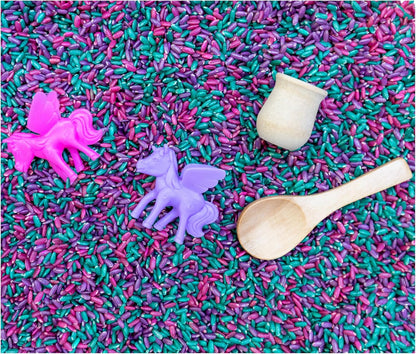 Sensory Rice, Sensory Bin Filler, Sensory Filler, Sensory Bins, 4th of July Toys, Sensory Bin Tools, Sensory Table Filler (4th of July Sensory Rice, 4 Cups)