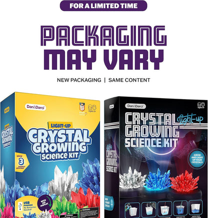 Crystal Growing Kit for Kids - Science Experiments for Boys and Girls Ages 6-12 Year Old Girl Gifts - Boy Toys STEM Crafts Activities, DIY Projects - Gift for Kids Age 6 7 8 9 10 11 12