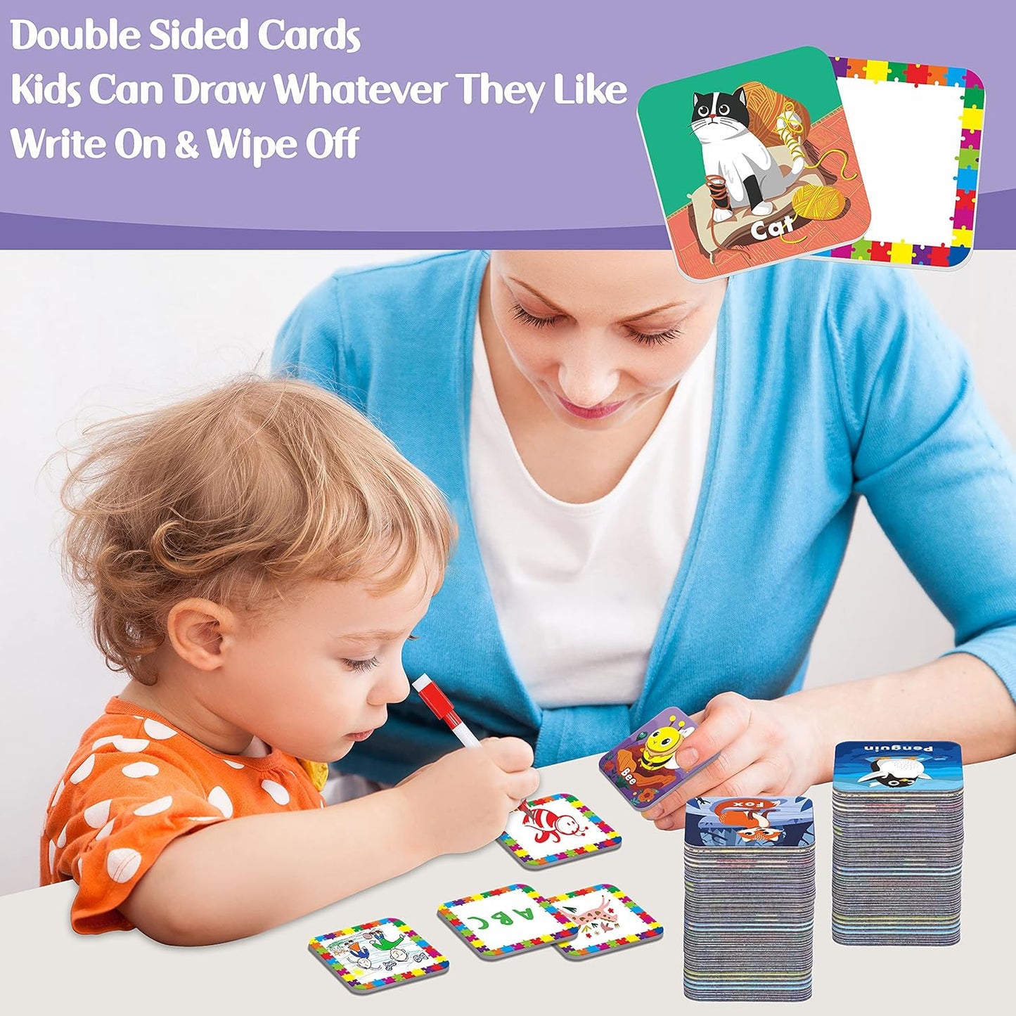 Memory Matching Game, 72 PCS Sight Words Matching Cards for Kids, 36 Pairs Memory Cards, Educational Toy for Children to Learn Sight Words 5+ Years Old