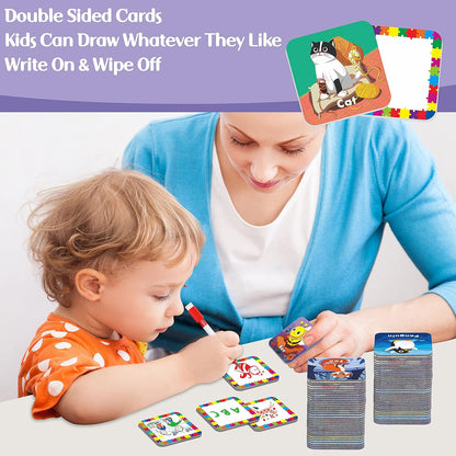 Memory Matching Game, 72 PCS Sight Words Matching Cards for Kids, 36 Pairs Memory Cards, Educational Toy for Children to Learn Sight Words 5+ Years Old