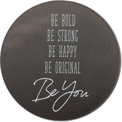 Novel Merk Inspirational Positive Word Art Refrigerator Mini Magnets – Vinyl 2” Round Magnets for Fridge, Lockers, Home, Encouragement and Motivation Decor – Self Adhesive to Metal Surfaces (10 Pack)