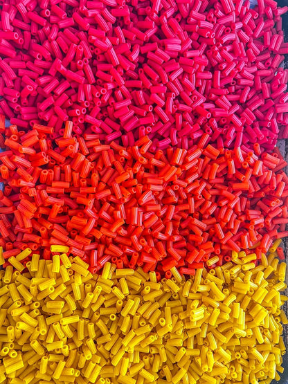 2 Cups of Rainbow Pasta Sensory Bin Filler for Sensory Table - Elbow Noodles