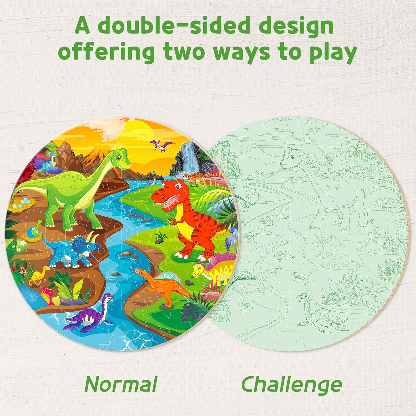 SYNARRY Solar System Floor Puzzles for Kids Ages 4-8, Large 70 Piece Jigsaw Puzzles for Kids Ages 4-6, Space Planet Astronaut Toys Puzzles, Preschool Learning Toys, Easter Basket Stuffers for Boy Girl