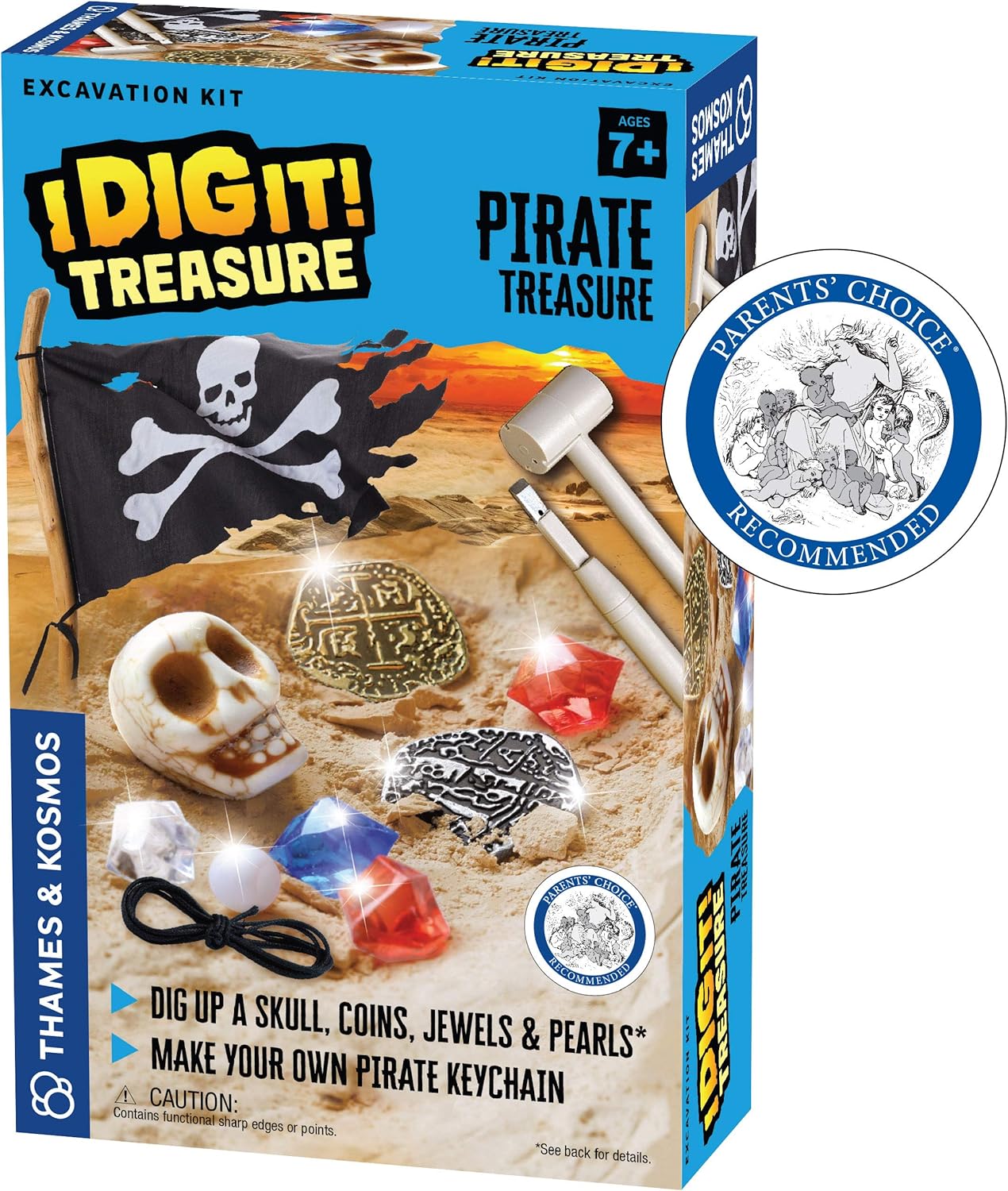 Thames & Kosmos I Dig It! Rocks - Real Minerals Excavation Kit | Science Kit | Dig Up Real Mineral Specimens | Learn About Mineralogy & Geology | 2018 Oppenheim Toy Portfolio Platinum Award Winner