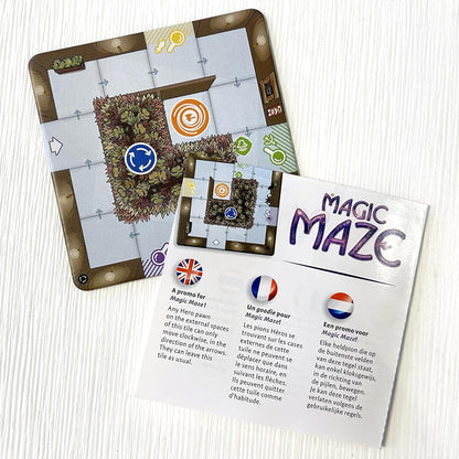 Magic Maze Pocket Multi-Award-Winning Game! Cooperative Real-Time Board Game | Silence · Coordination · Escape · Simultaneous | from Age 8 | 2–8 Players | 15 Minutes | FSC Components