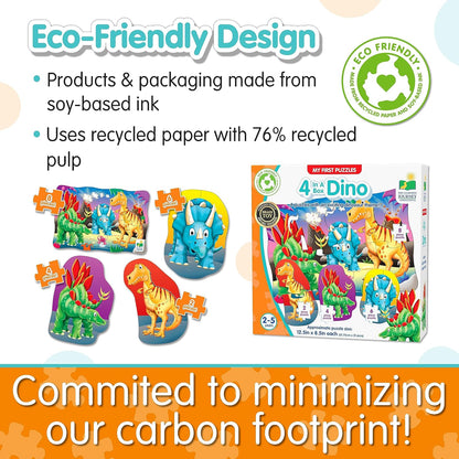 The Learning Journey: My First Puzzle Sets 4-In-A-Box Farm – Farm-Themed Puzzle Sets - Educational Toddler Toys & Activities for Children Ages 2-5