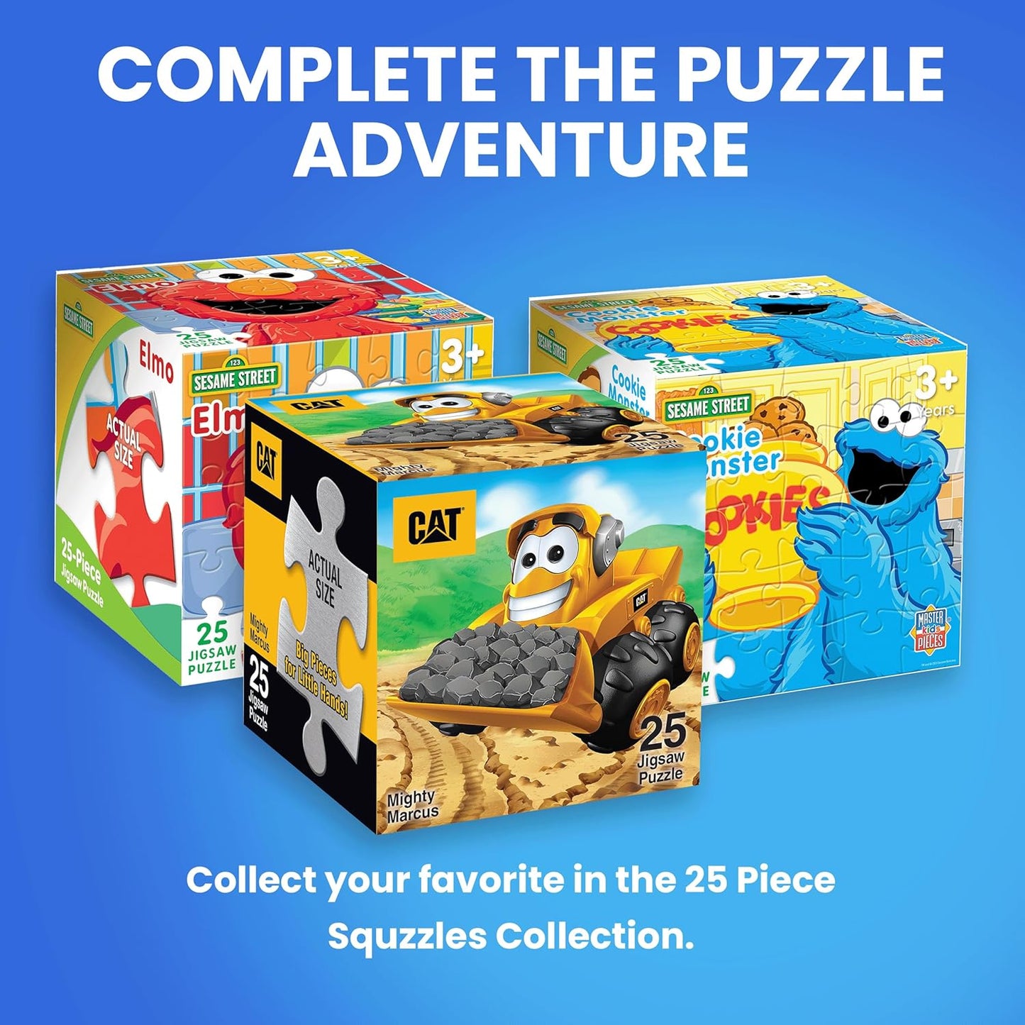 MasterPieces Officially Licensed 25 Piece Eric Carle Jigsaw Puzzle for Kids - Hungry Caterpillar - 10"x10"