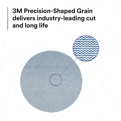 3M Xtract Net Disc 310W, 320+, 8 in, Die 800L, Pack of 50 Hook and Loop Sanding Discs, Virtually Dust-Free, Value Option for Metal, Wood, Composites, Stock Removal, and Fine Finishing