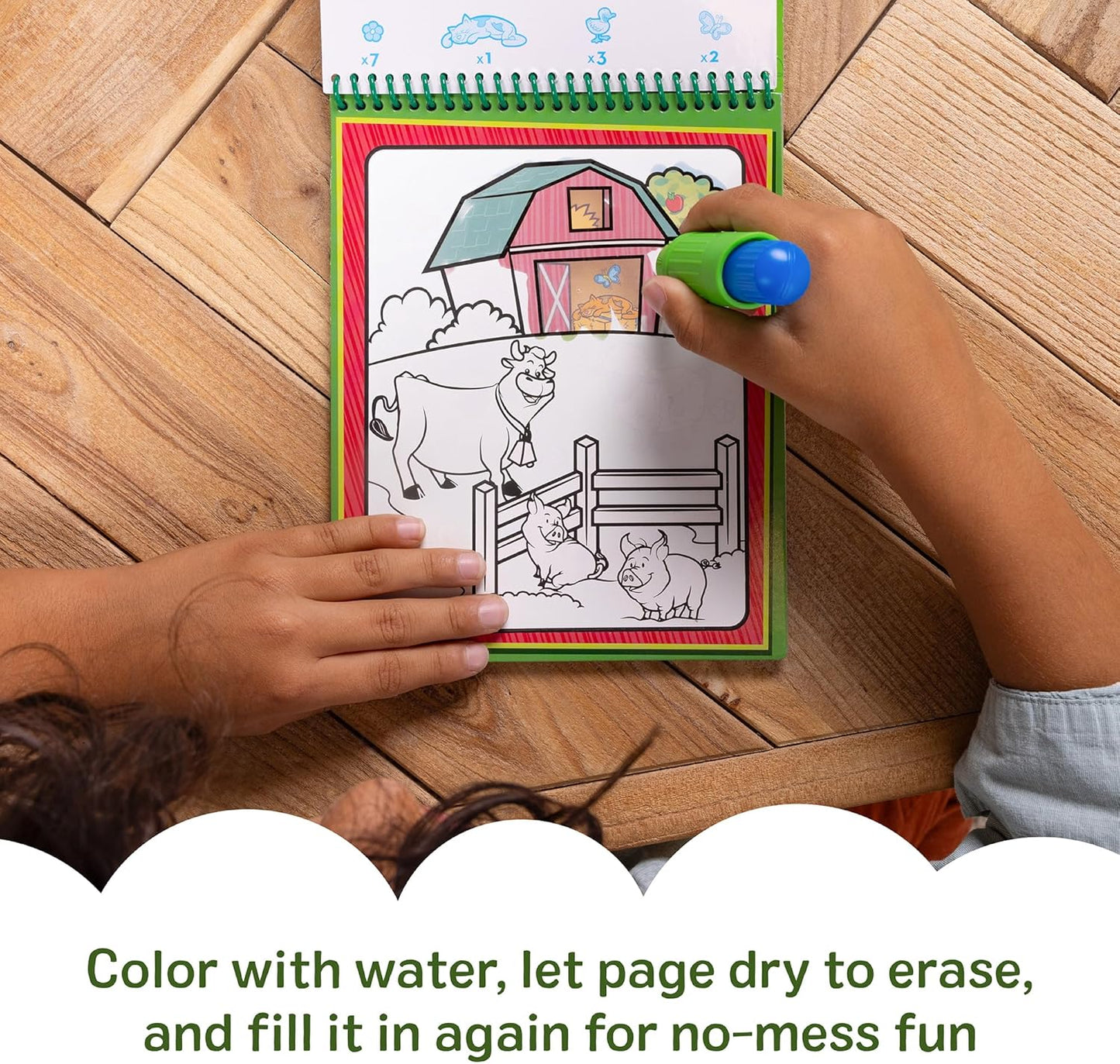 Melissa & Doug On The Go Water Wow! Mess Free Coloring Book, Reusable Water-Reveal Activity Pad, Dinosaurs, Travel Toys, Party Favors, for Toddlers & Kids Ages 3+