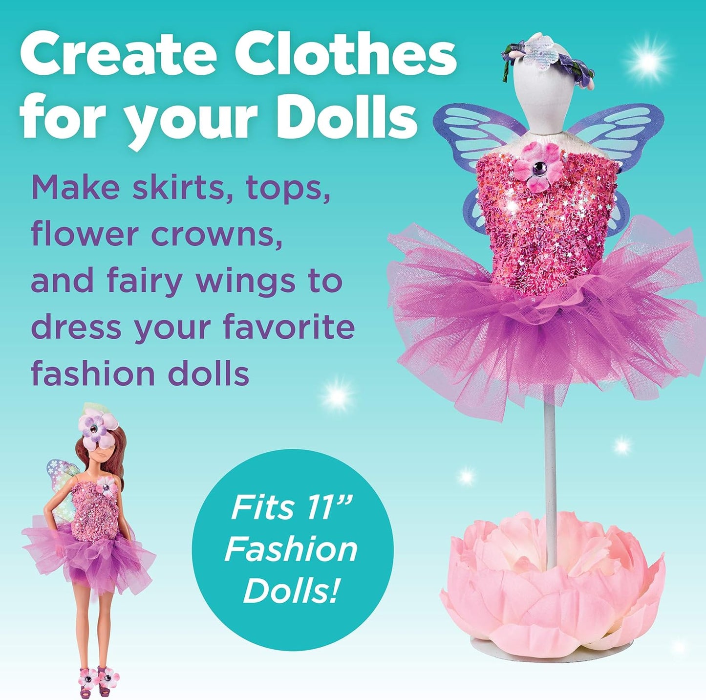 Creativity for Kids Designed by You Fairy Fashions - Create Your Own Doll Clothes (Ages 8+)