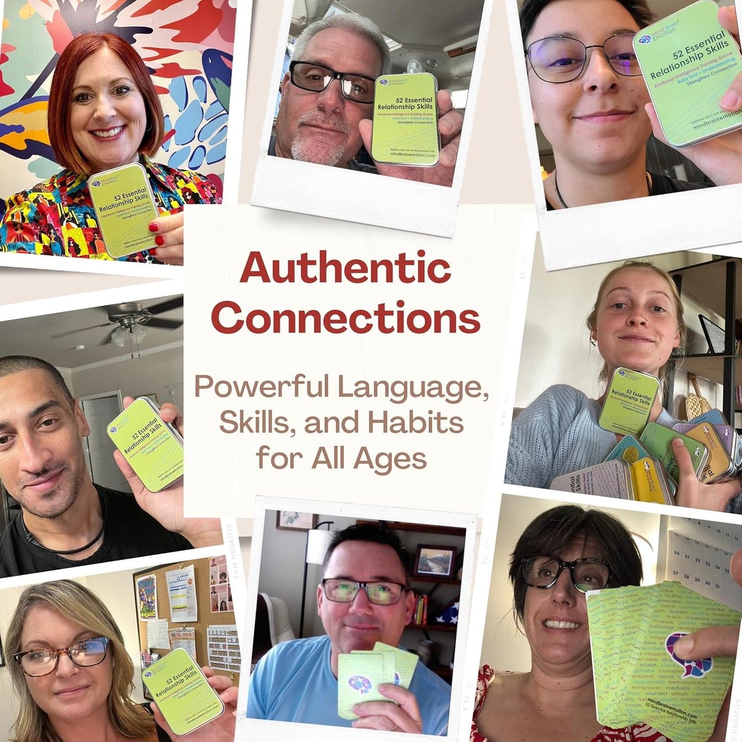 Mind Brain Emotion 52 Essential Conversations for Home, Therapy, Speech, School Classroom - Conversation Cards for Kids, Family, Teacher & Counselor to Build Growth Mindset & Communication Skills