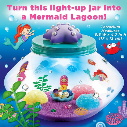 Creativity for Kids Crystal Space Terrarium Kit - Crystal Growing Kit for Kids - DIY STEM Science Kit for Boys and Girls (Ages 6+)