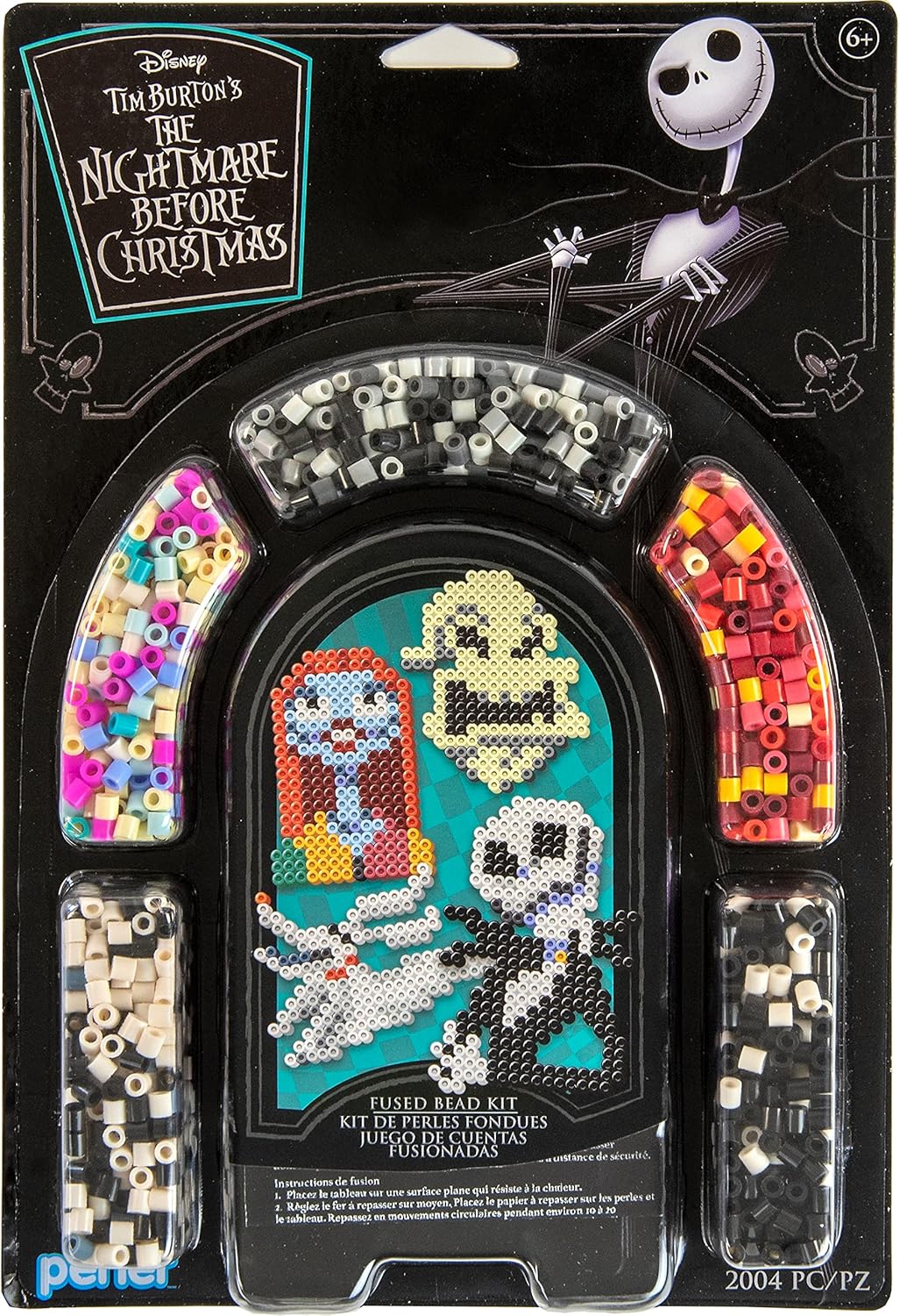 Perler Tim Burton's The Nightmare Before Christmas Kid's Crafts, Pattern Sizes Vary, Multicolor 2005