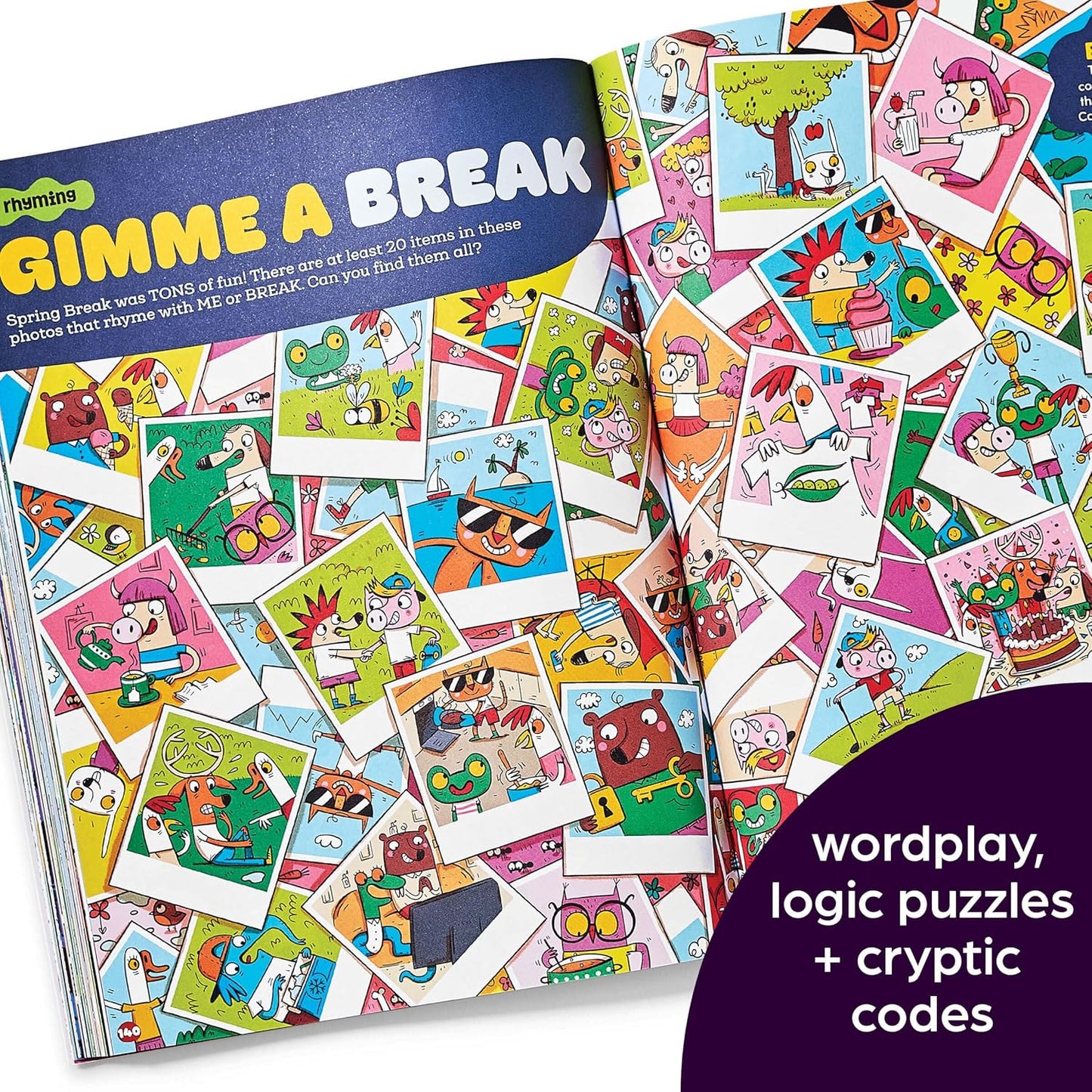 brainPLAY Nearly Impossible Puzzles: Highlights Puzzle Book for Kids with Super Hard Brain Teasers, Logic Games, Hidden Objects and Wordplay for Puzzle Lovers Ages 7 and Up (brainPLAY Puzzle Books)