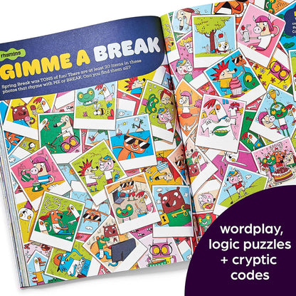 brainPLAY Nearly Impossible Puzzles: Highlights Puzzle Book for Kids with Super Hard Brain Teasers, Logic Games, Hidden Objects and Wordplay for Puzzle Lovers Ages 7 and Up (brainPLAY Puzzle Books)