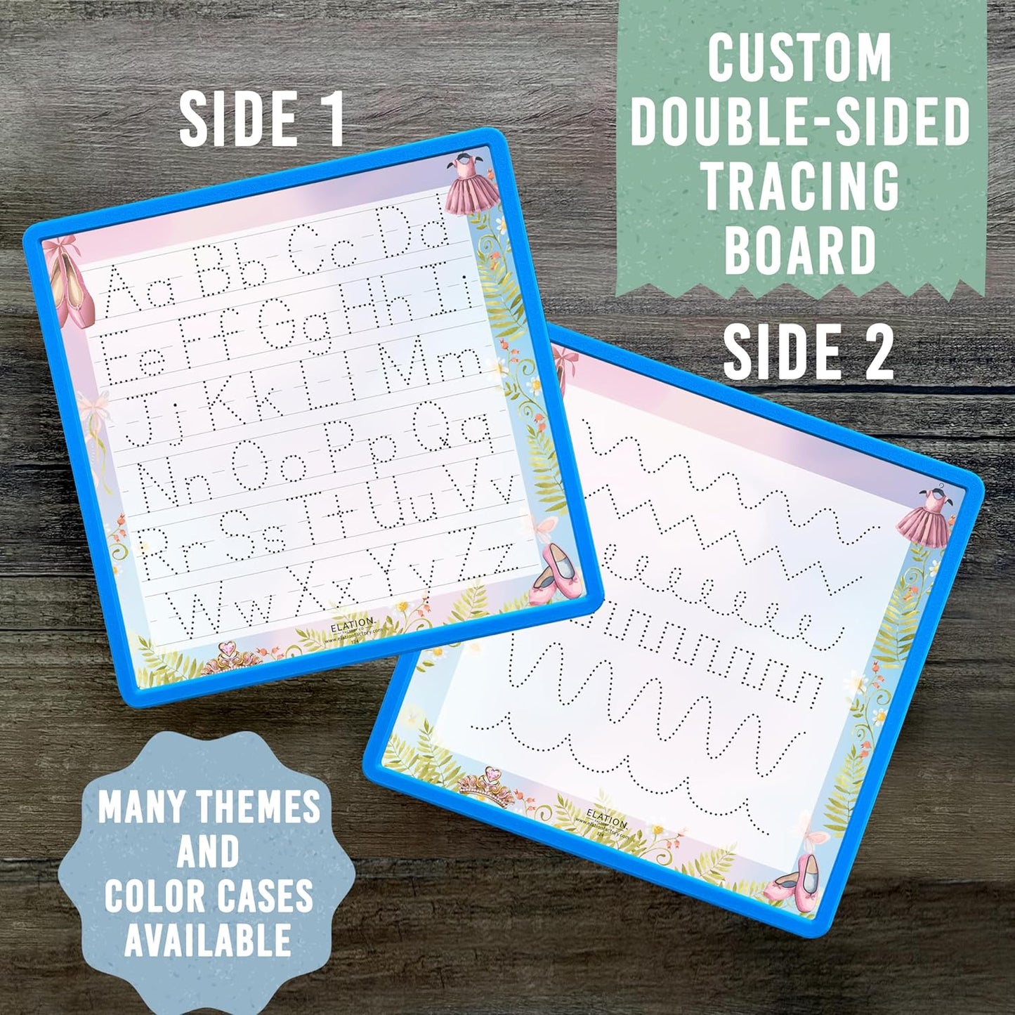 Kid's Name Tracing Board | Dry Erase Letter Tracing | Reusable Writing Practice Board | Personalized | Ballet Theme