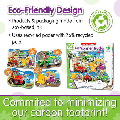 The Learning Journey: My First Puzzle Sets 4-In-A-Box Farm – Farm-Themed Puzzle Sets - Educational Toddler Toys & Activities for Children Ages 2-5