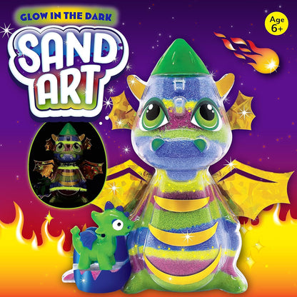 Creativity for Kids Sand Art Kit for Kids: Dragon - Arts and Crafts for Kids, Small Spring Crafts (Ages 6+)