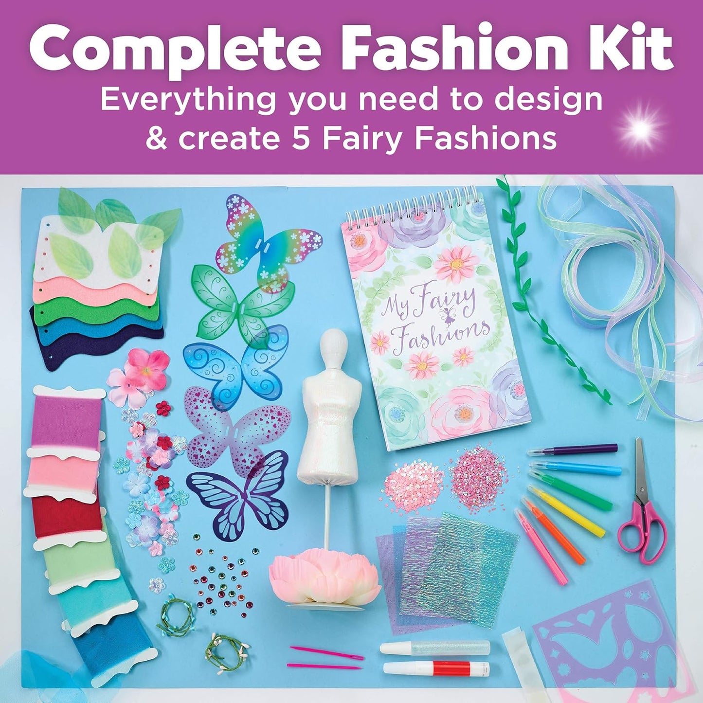 Creativity for Kids Designed by You Fairy Fashions - Create Your Own Doll Clothes (Ages 8+)