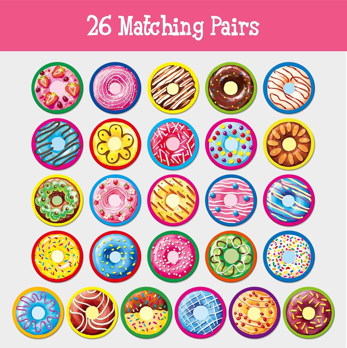 Memory Matching Game, 72 PCS Sight Words Matching Cards for Kids, 36 Pairs Memory Cards, Educational Toy for Children to Learn Sight Words 5+ Years Old