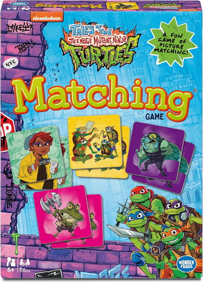 Wonder Forge Teenage Mutant Ninja Turtles Matching Game-Fun & Quick Memory Game for Kids | Engaging Toy for Ages 3-5 Years | Ideal for Solo or Family Play